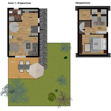 Anker Mit 2 Doppelhaushaelften *