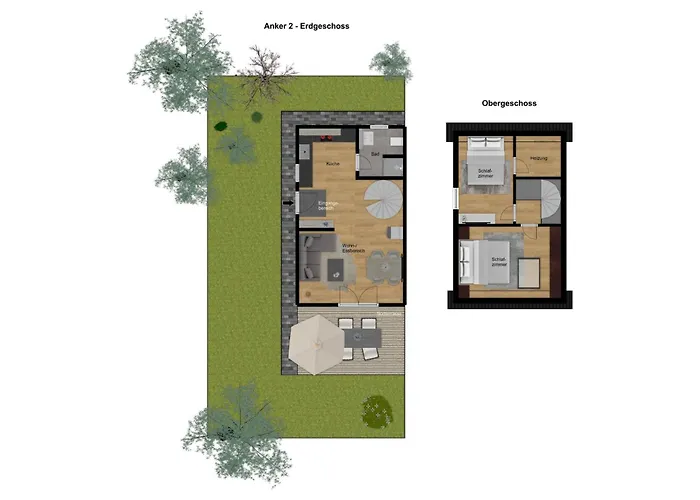 Anker Mit 2 Doppelhaushaelften Apartmán *